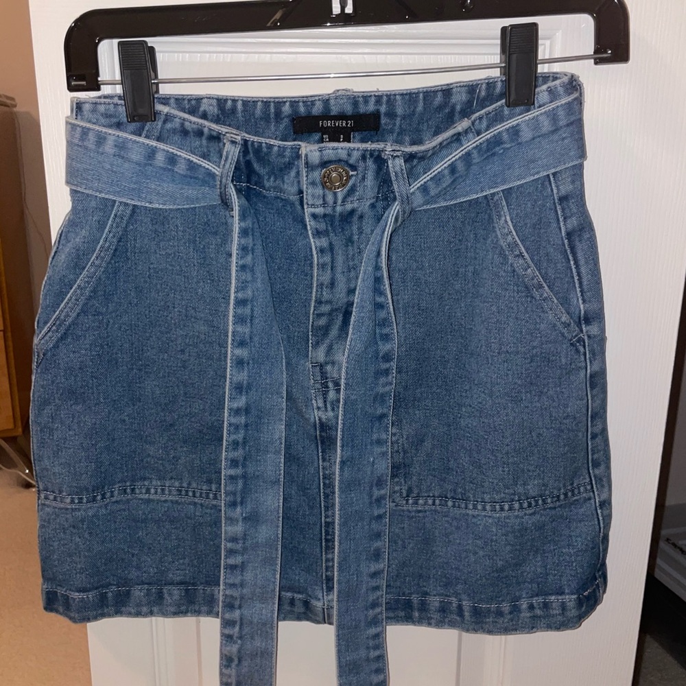 Size small Jean skirt from forever 21